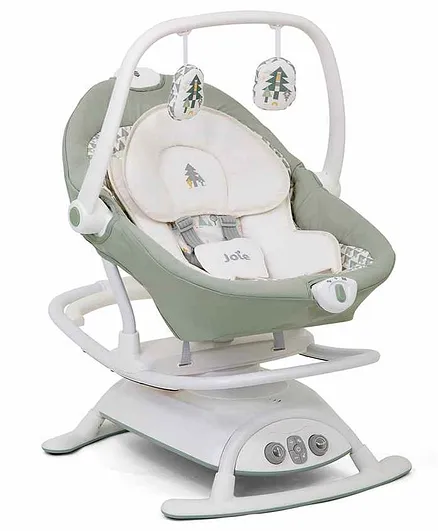 Joie Meet Sansa 2 in 1 Baby Swing Wild Island - Grey White