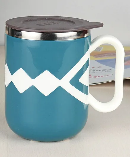 Insulated Stainless Steel Mug with Lid Red - 400 ml