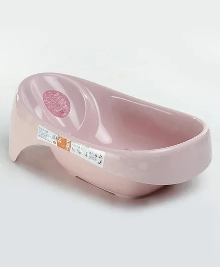 Baby Bath Tub with Anti Skid Base - Pink