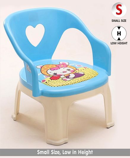 Chair with Backrest Doll Print - Blue