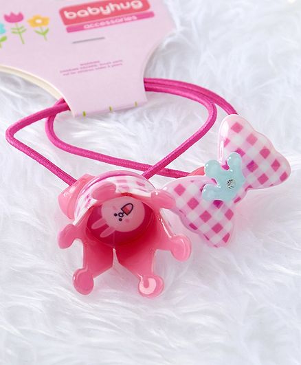 Babyhug Hair Rubber Pack of Two - Red