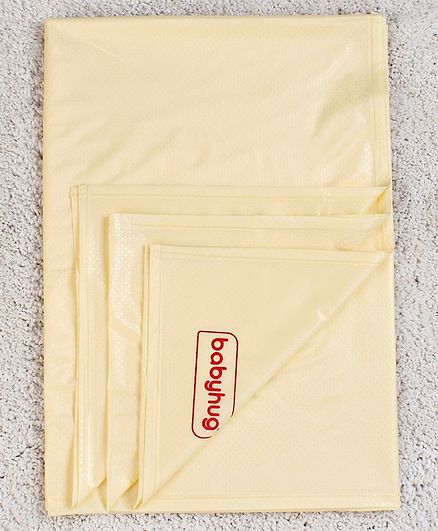 Babyhug Plastic Sheet XX Large Size - Yellow