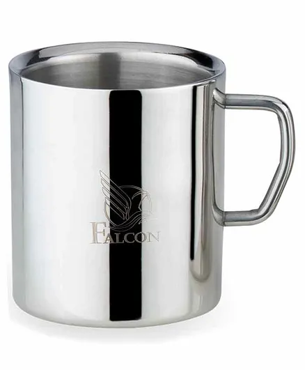 Pdd Falcon Double Wall Stainless Steel Wakeup Mug - 280 ml