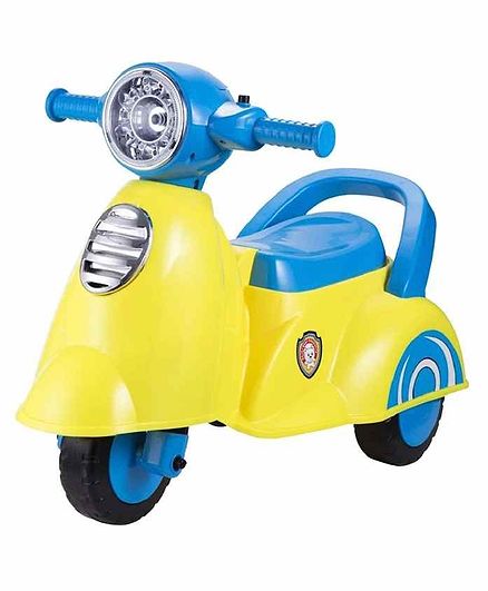 Maanit Manual Push Ride On Scooter - Yellow