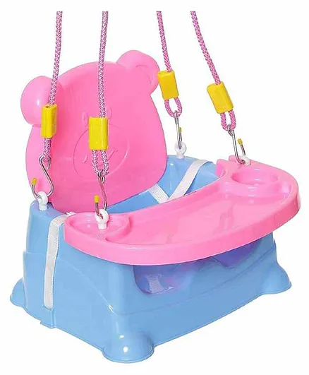 Maanit 5 in 1 Mutipurpose Booster Seat - Blue Pink