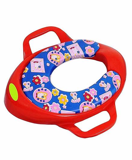 Maanit Soft Cushioned Potty Seat with Handle - Red