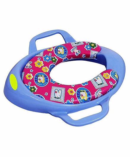 Maanit Soft Cushioned Potty Seat with Handle - Blue