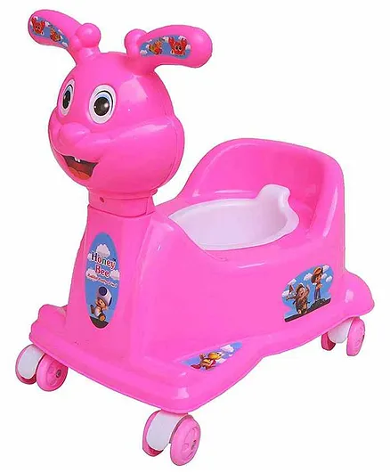 Maanit Potty Training Chair with Wheels - Pink