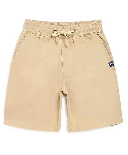 Campana Pull On Shorts - Beige