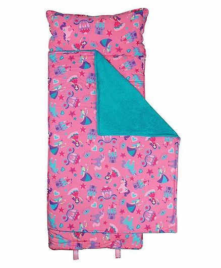 Stephen Joseph Bedding Set with Attached Pillow and Blanket Multiprint - Pink