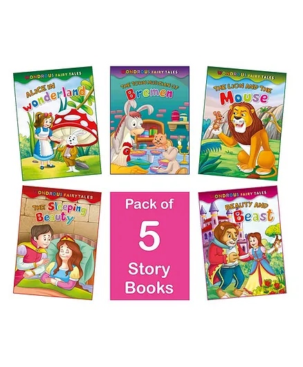 Laxmi Prakashan Wondrous Fairy Tales Books Pack of 5 - English