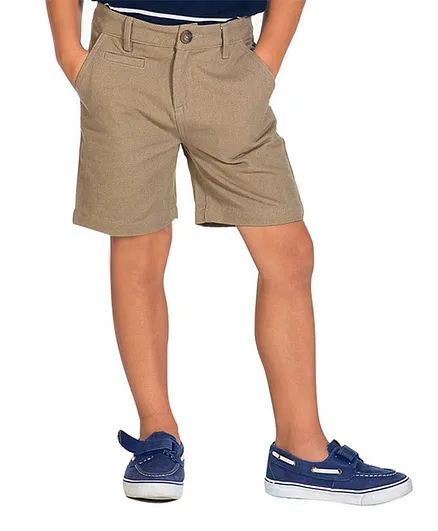 Cherry Crumble by Nitt Hyman Golf Shorts - Brown