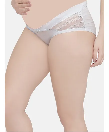 Mamma Presto Low Rise Maternity Panty - Light Green