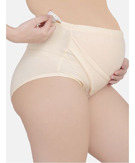 Mamma Presto Adjustable Band Briefs - Cream