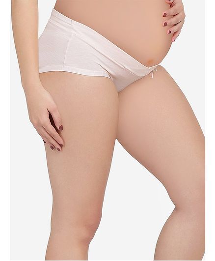 Mamma Presto Low Rise Maternity Panty - White