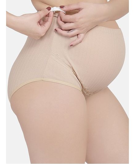 Mamma Presto High Waist Maternity Panty - Beige