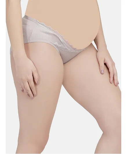 Mamma Presto Low Rise Maternity Panty - Grey