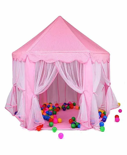 Toyshine Castle Tent House - Pink