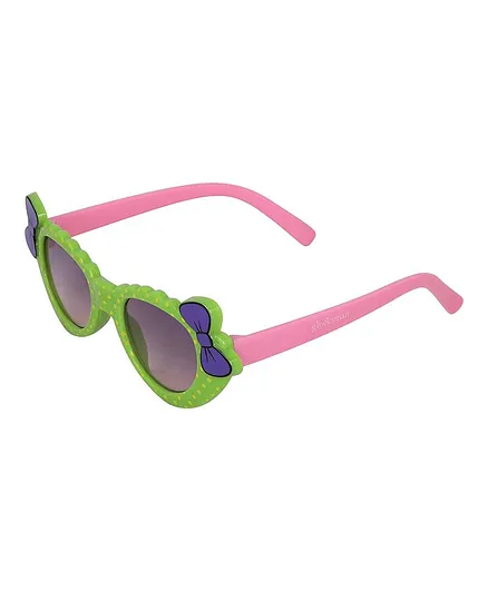 Glucksman UV Protection Polka Dot Print Sunglasses - Green