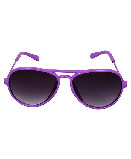Glucksman Tinted Aviator Sunglasses - Purple