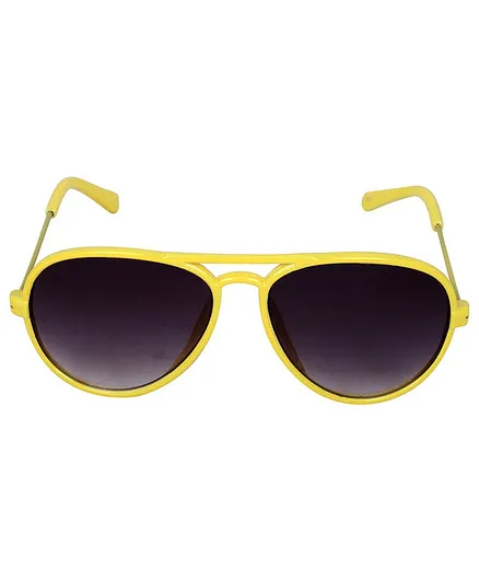 Glucksman Tinted Aviator Sunglasses - Yellow
