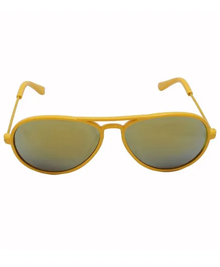 Glucksman Tinted Aviator Sunglasses - Golden