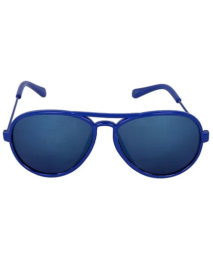 Glucksman Tinted Aviator Sunglasses - Blue