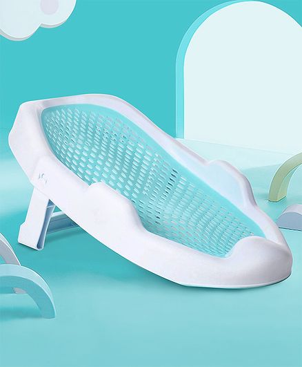 Rectangular Bath Support Rack - Blue