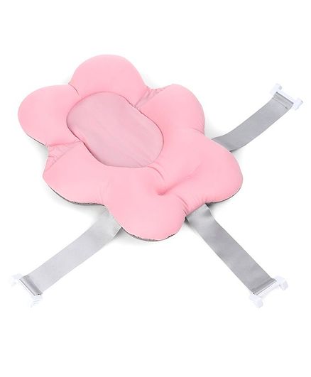 Bath Cushion with Safety Harness - Pink