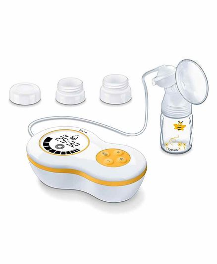 Beurer BY 40 Electric Breast Pump with Accessories - White