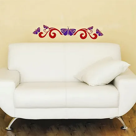 Chipakk Wall Decal Butterfly Motif Medium - Purple