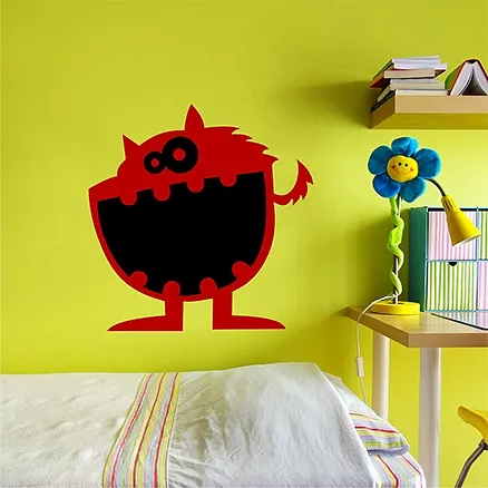 Chipakk Wall Decal Chalkboard Monster Medium - Red