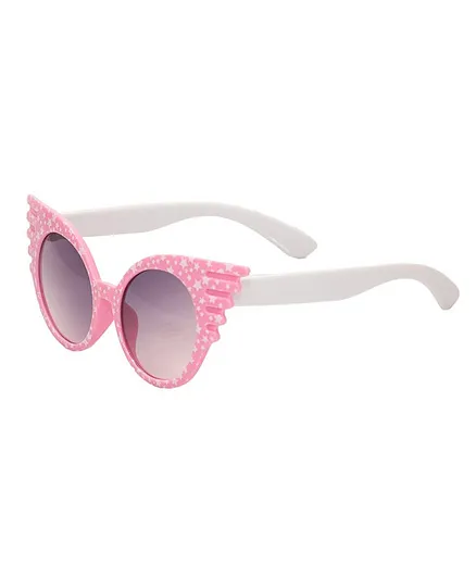 Kidofash Star Print Detailing UV Protected Sunglasses - Pink