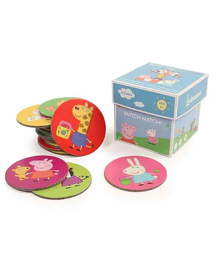 Shumee Peppa Pig Carnival Memory Card Game - Multicolor