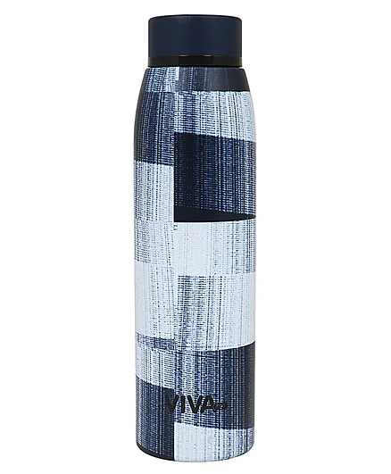 Viva h2o Double Wall Vacuum Insulated Stainless Steel Water Bottle Black - 750 ml