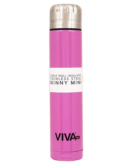 Viva h2o Double Wall Vacuum Insulated Stainless Steel Water Bottle Purple - 250 ml