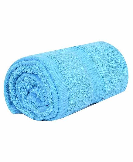Mom's Home Organic Cotton Bath Towel - Blue