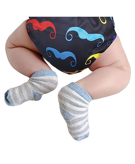 Polka Tots Reusable Cloth Diaper with Bamboo Insert - Multicolor