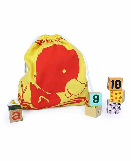 Shumee Treasure Trove Bag Duck Print - Yellow Red