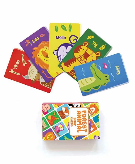 Shumee Forest Animal Snap Cards Game Multicolor Set of 1 - 52 Pieces