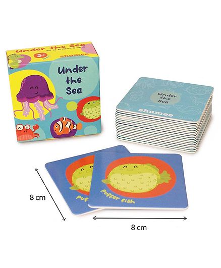 Shumee Sea Side Memory Card Game Set of 1 - 18 Pieces