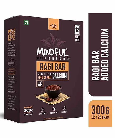 Eat Anytime Ragi Millet Granola Energy Bars Pack of 12 - 300 g