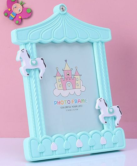 Castle Shape Photo Frame - Blue