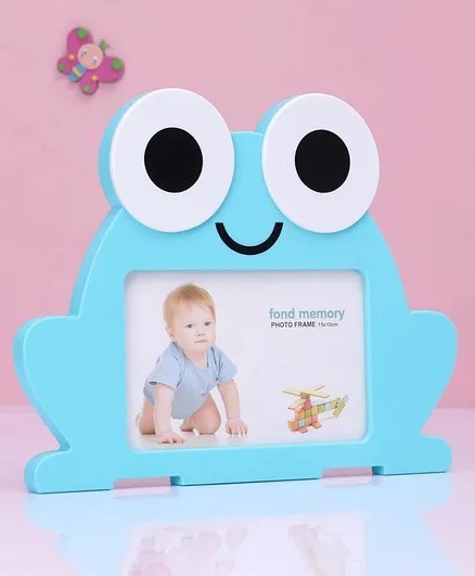 Frog Shap Photo Frame - Blue
