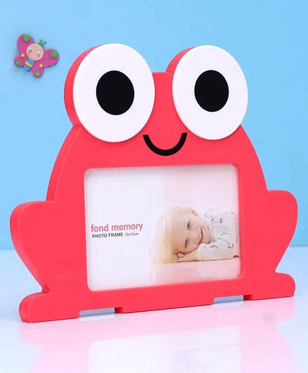 Frog Shap Photo Frame - Red