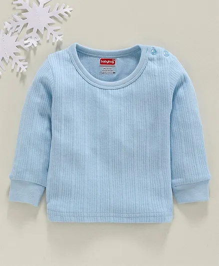 Babyhug Full Sleeves Thermal Vest - Blue