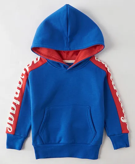 Kookie Kids Full Sleeves Pullovers Blue 110 Male