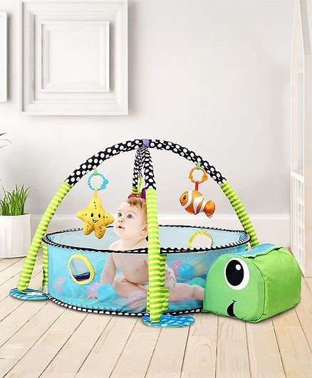 Baby Play Gym with Balls Animal Print - Multicolor