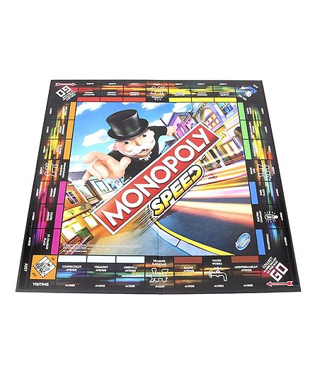 Monopoly Speed Board Game - Multicolour