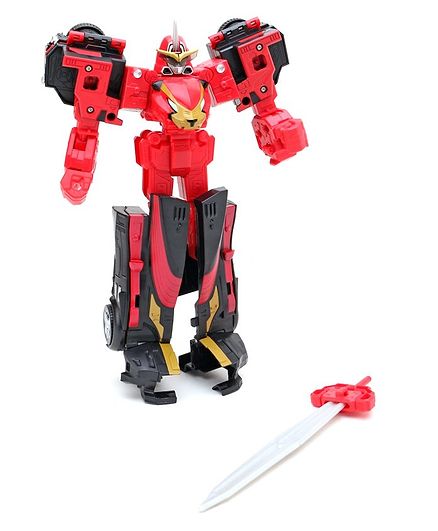 Power Rangers Convertible Beast Morphers Action Figure Red - Height 24.5 cm